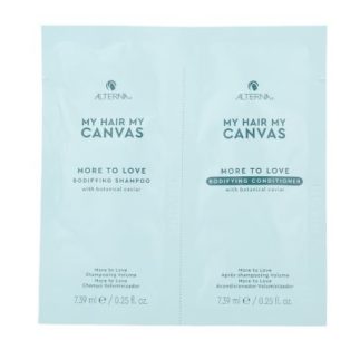 Alterna My Hair My Canvas More To Love Bodifying Shampoo Conditioner Packette .25oz