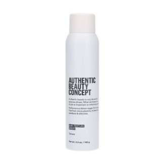 Authentic Beauty Concept Airy Texture Spray 5oz Registered with the Vegan Society  & PETA certified.