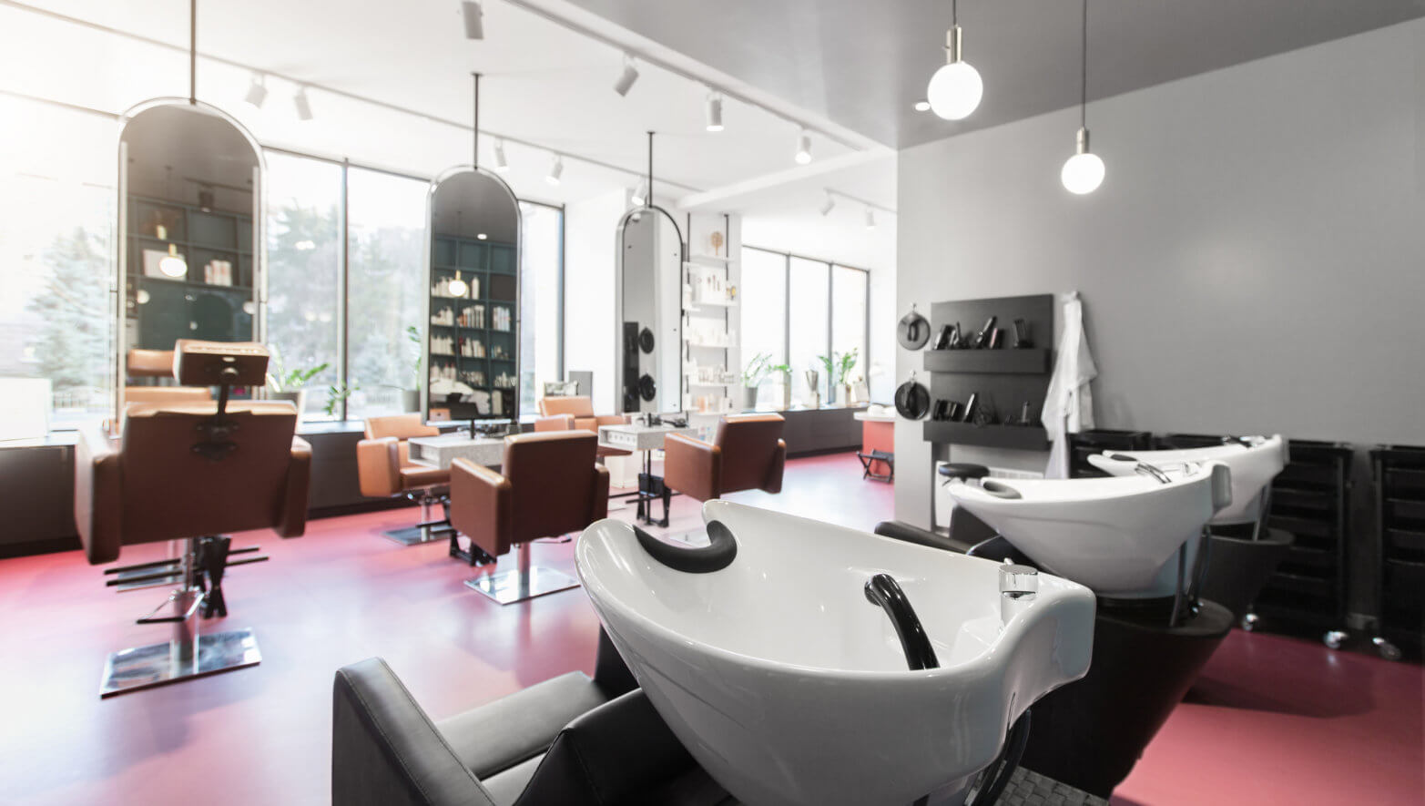 Salon Hairwash stations
