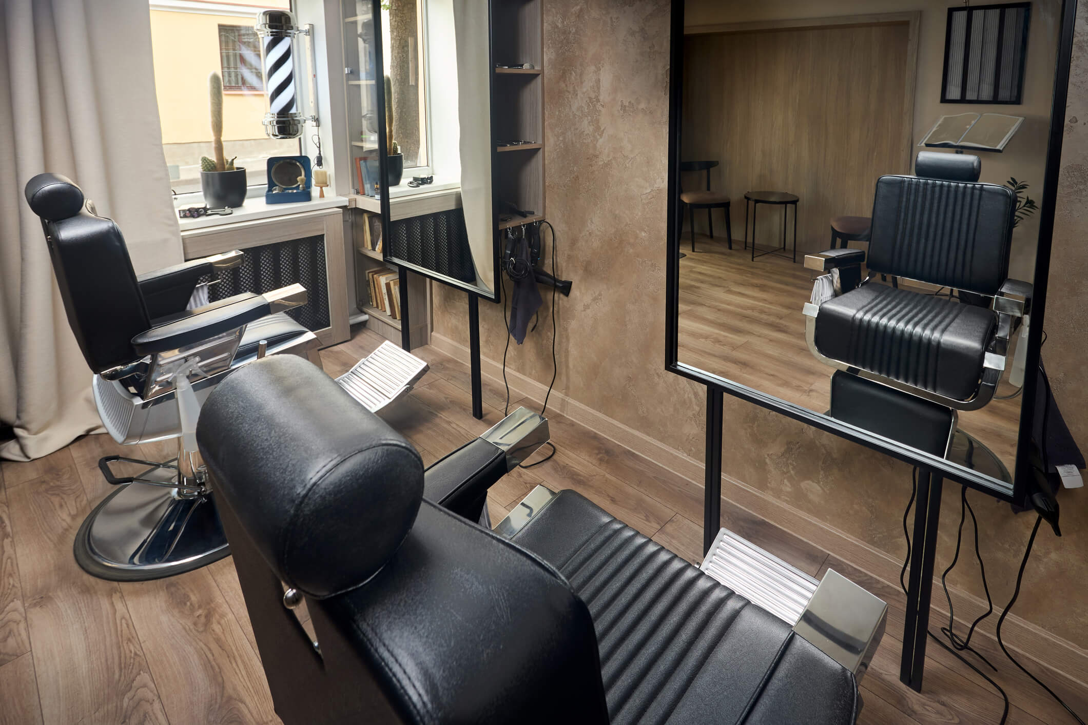 8 Simple Barber Shop Design Ideas - SALONORY Studio