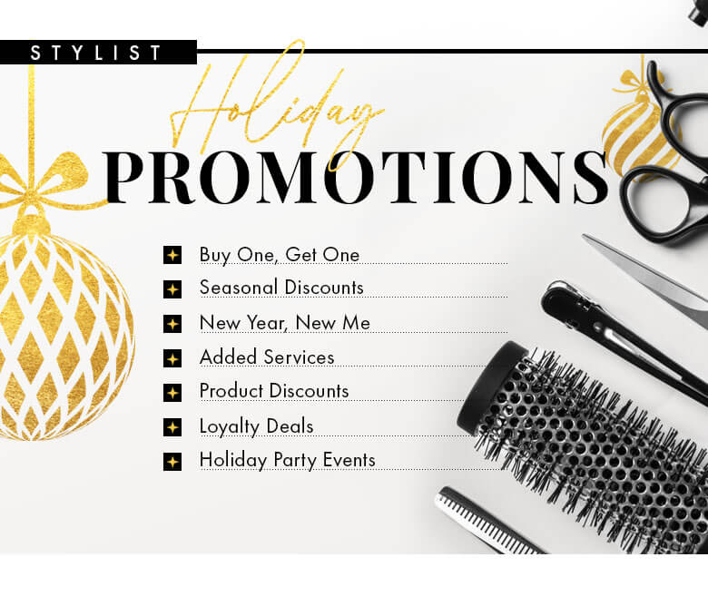 hair salon holiday promotion ideas