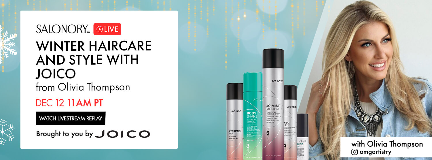 JOICO Watch Livestream Replay banner