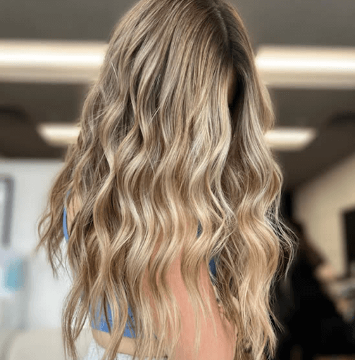 sun-kissed balayage hair color