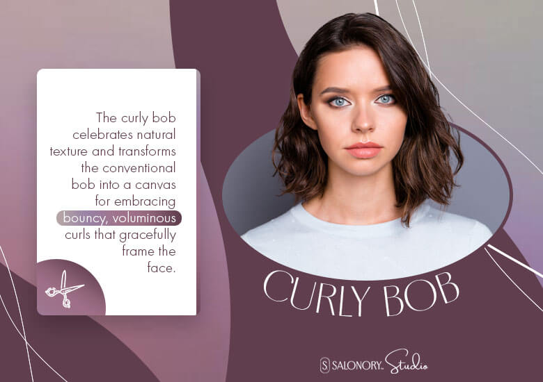 curly bob hairstyle