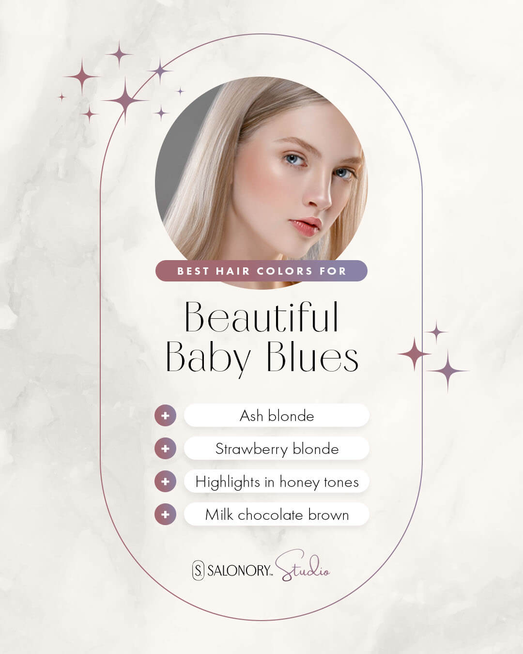 best hair colors for Beautiful Baby Blues