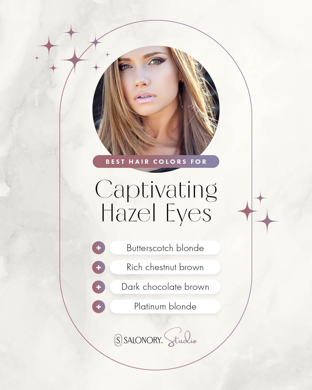 best hair colors for captivating hazel eyes