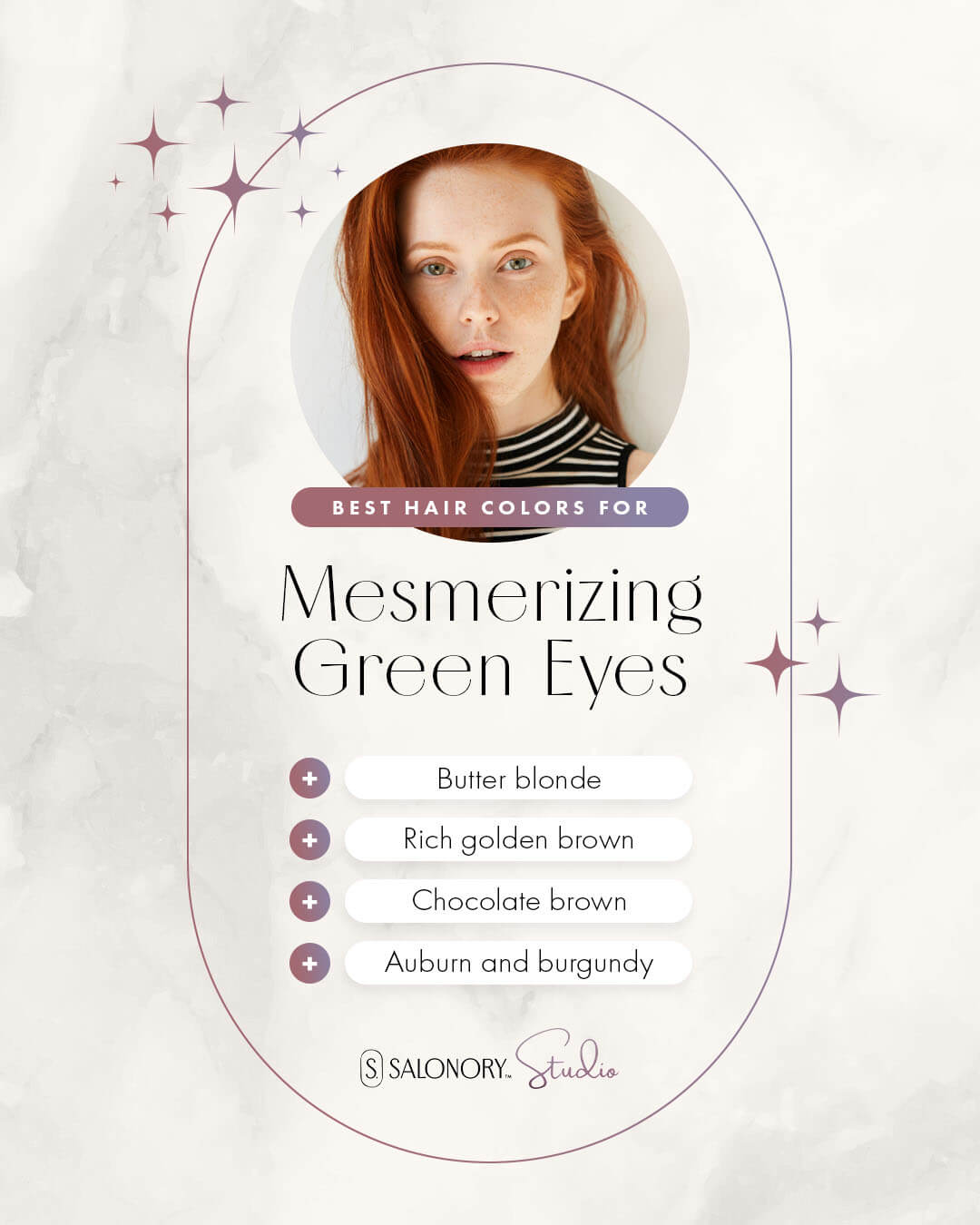 best hair colors for mesmerizing green eyes