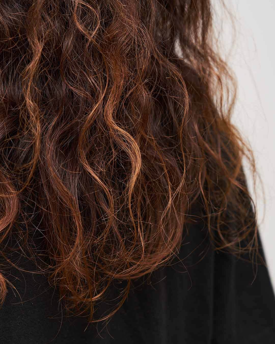 Dry and frizzy natural curly hair that needs hydration