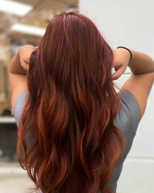 long red hair color