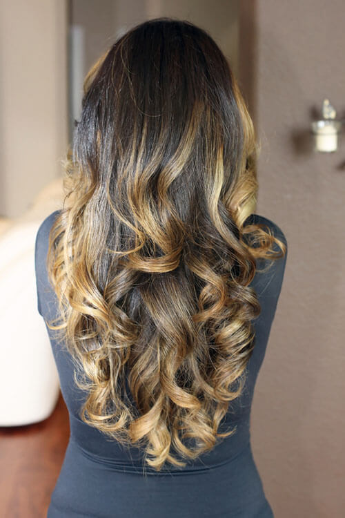 brown ombre hairstyle