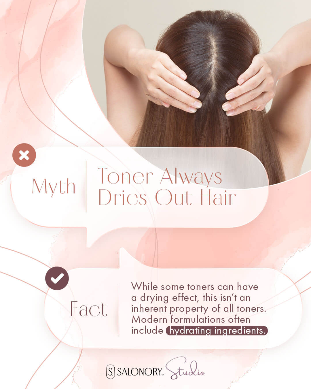 myth toner dries hair out